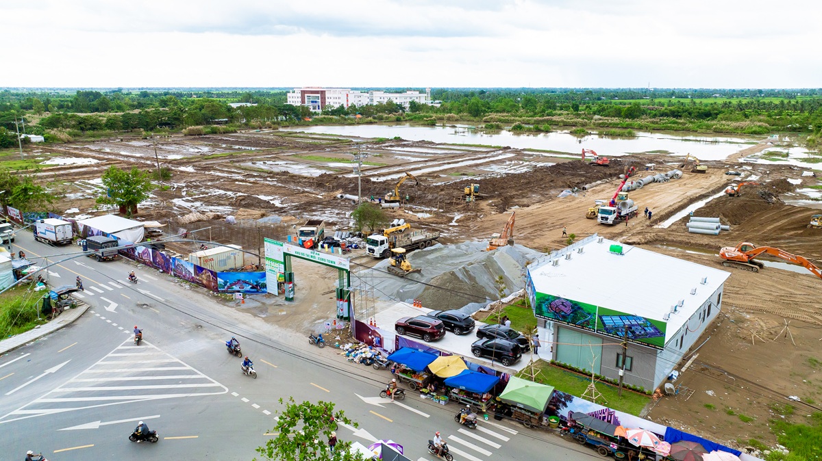 Tiến độ mới nhất dự án Euro Town An giang
